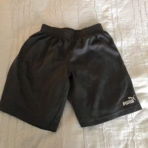 Boys Gray Puma Shorts